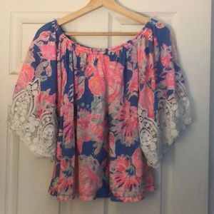 Lilly Pulitzer off the shoulder top